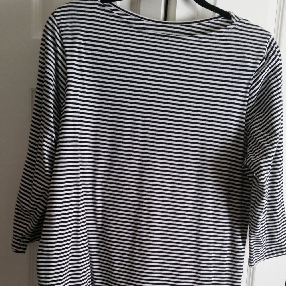 Jessica of London  Tunic Blk.&White Stripe size 12